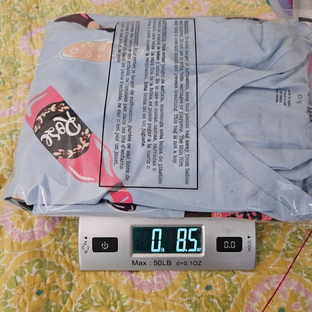 Little Blue House Women's Graphic Short Sleeve Sleepshirt One Size NEW - Picture 3 of 9